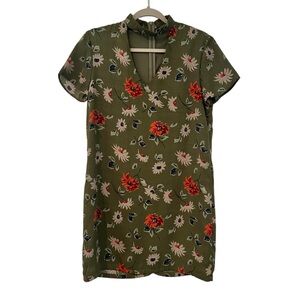 Le Lis Olive Floral Dress